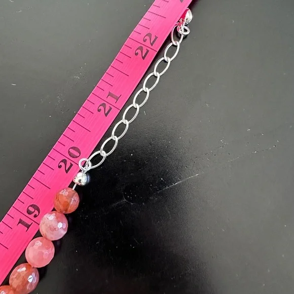 Hessonite faucet bead necklace by Mine Finds Jay King - Picture 6 of 11